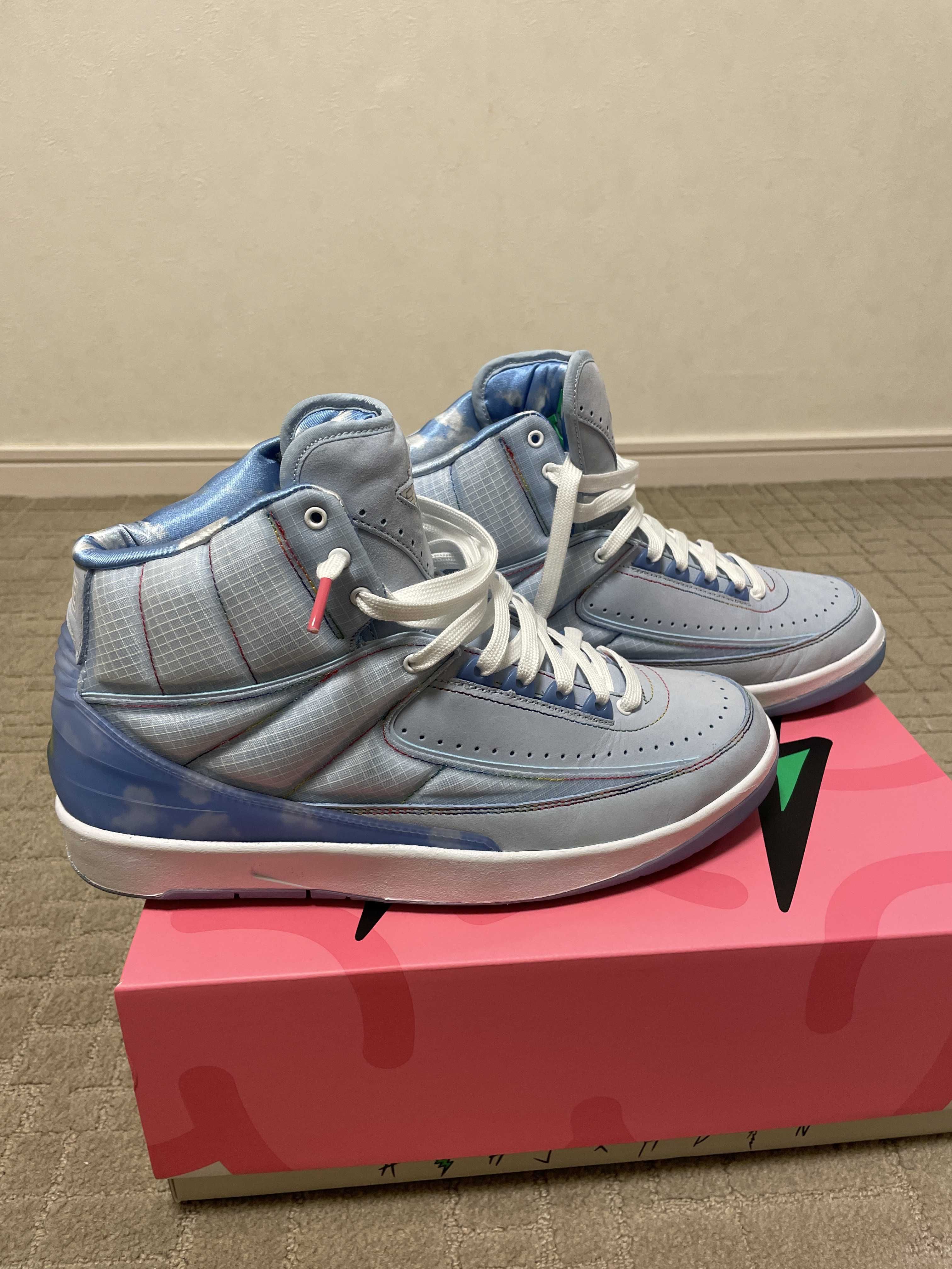 J Balvin × Nike Air Jordan 2 Retro SP "Celestine Blue/White/Multi Color"