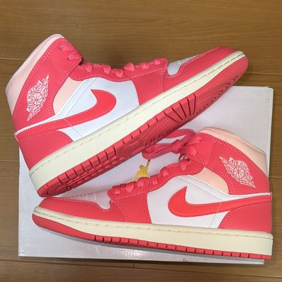 Nike Women's Air Jordan 1 Mid "Strawberries and Cream"