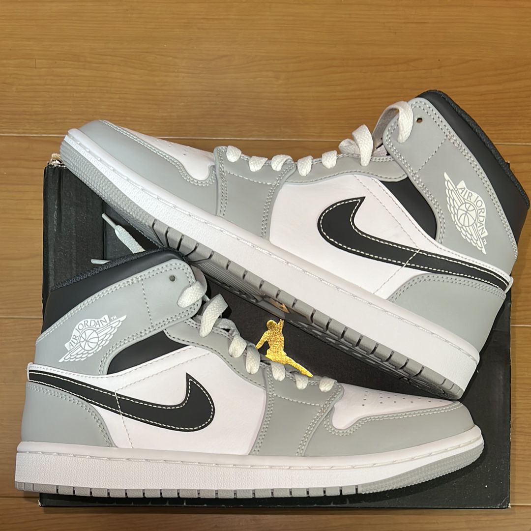 Nike Air Jordan 1 Mid "Grey White/Anthracite"