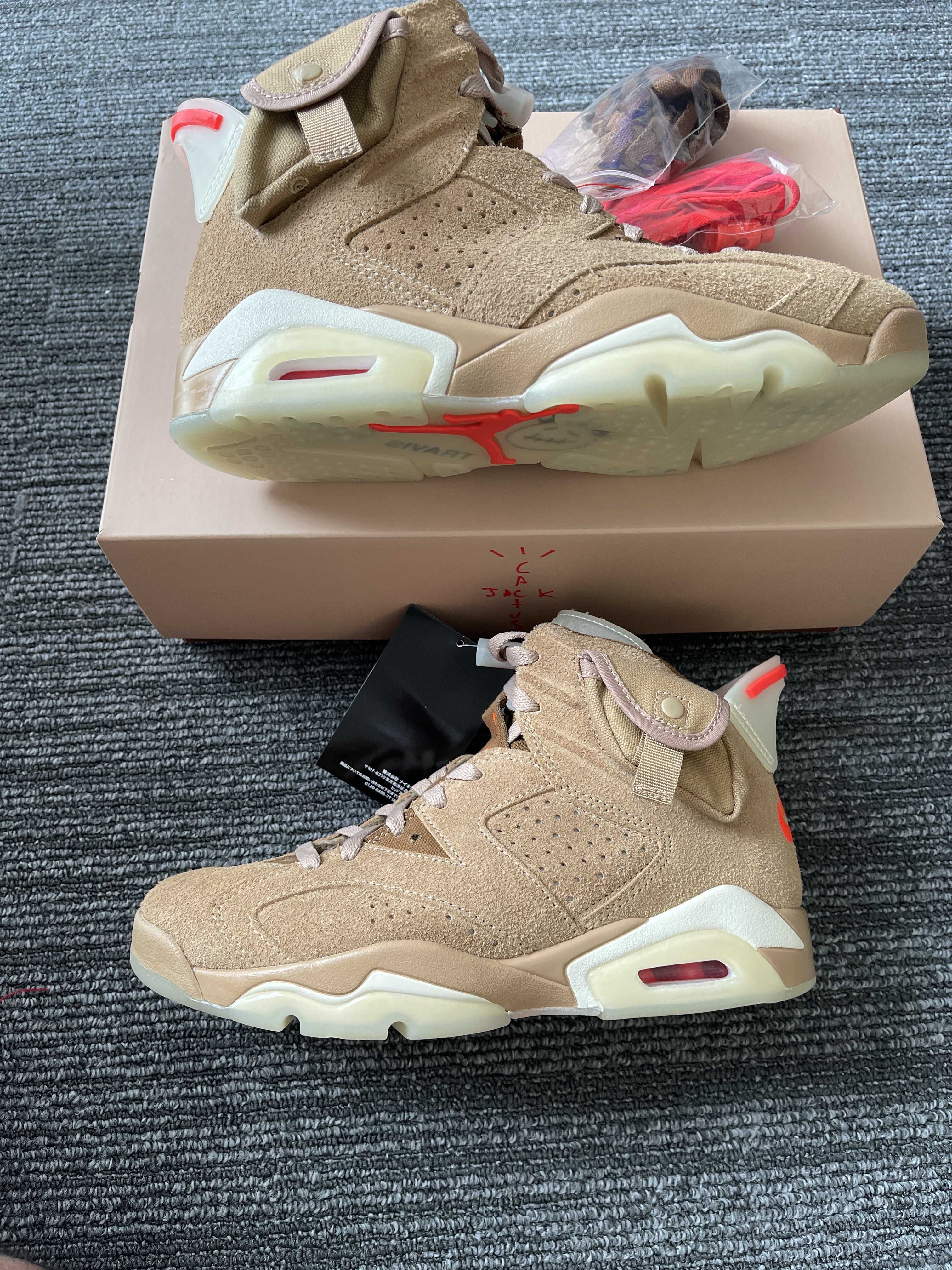 Travis Scott × Nike Air Jordan 6 "British Khaki"