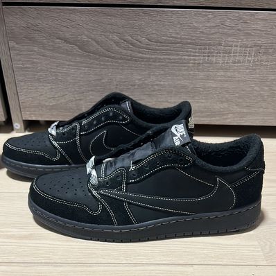 Travis Scott × Nike Air Jordan 1 Low OG SP "Black Phantom"