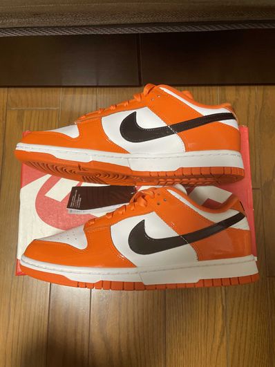 Nike Women's Dunk Low "Patent Orange"