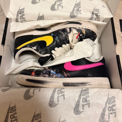 PEACEMINUSONE × Nike Air Force 1 Low '07 Para-Noise 3.0 "Black and Multi-Color" / G-DRAGON