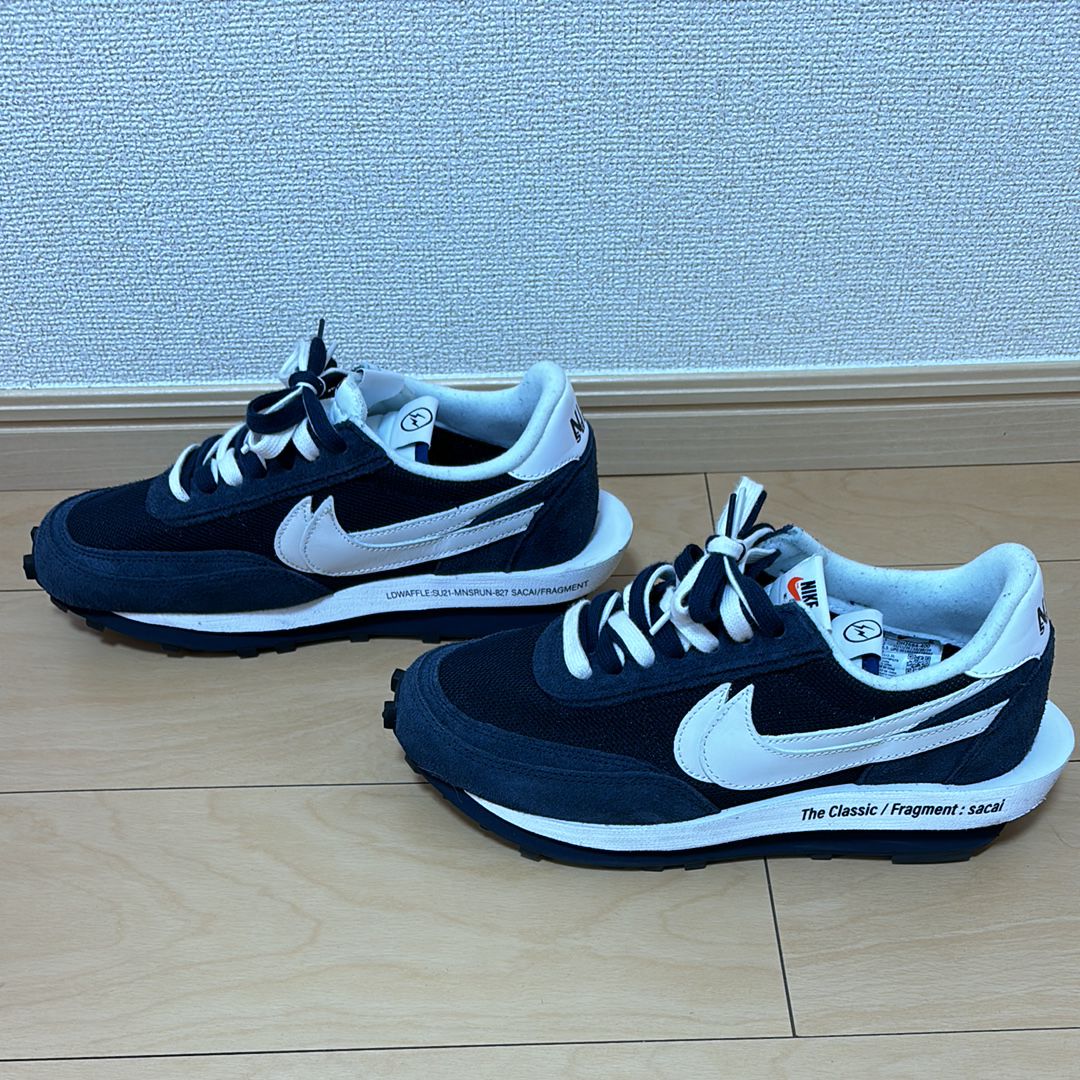 Fragment × sacai × Nike LD Waffle "Blackended Blue"