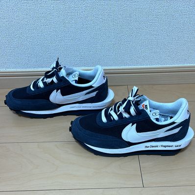Fragment × sacai × Nike LD Waffle "Blackended Blue"