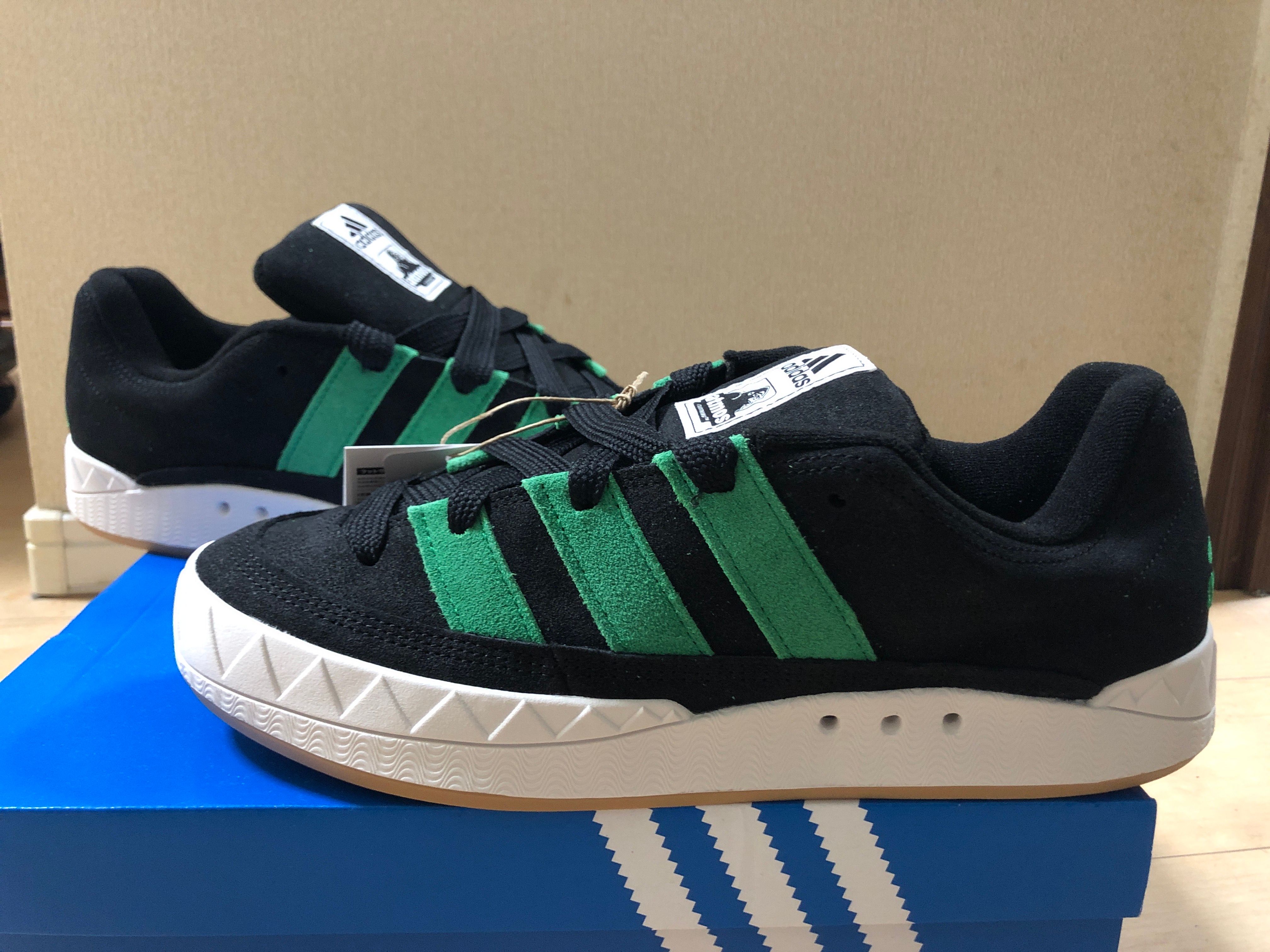 XLARGE × atmos × adidas Adimatic "Black/Green"