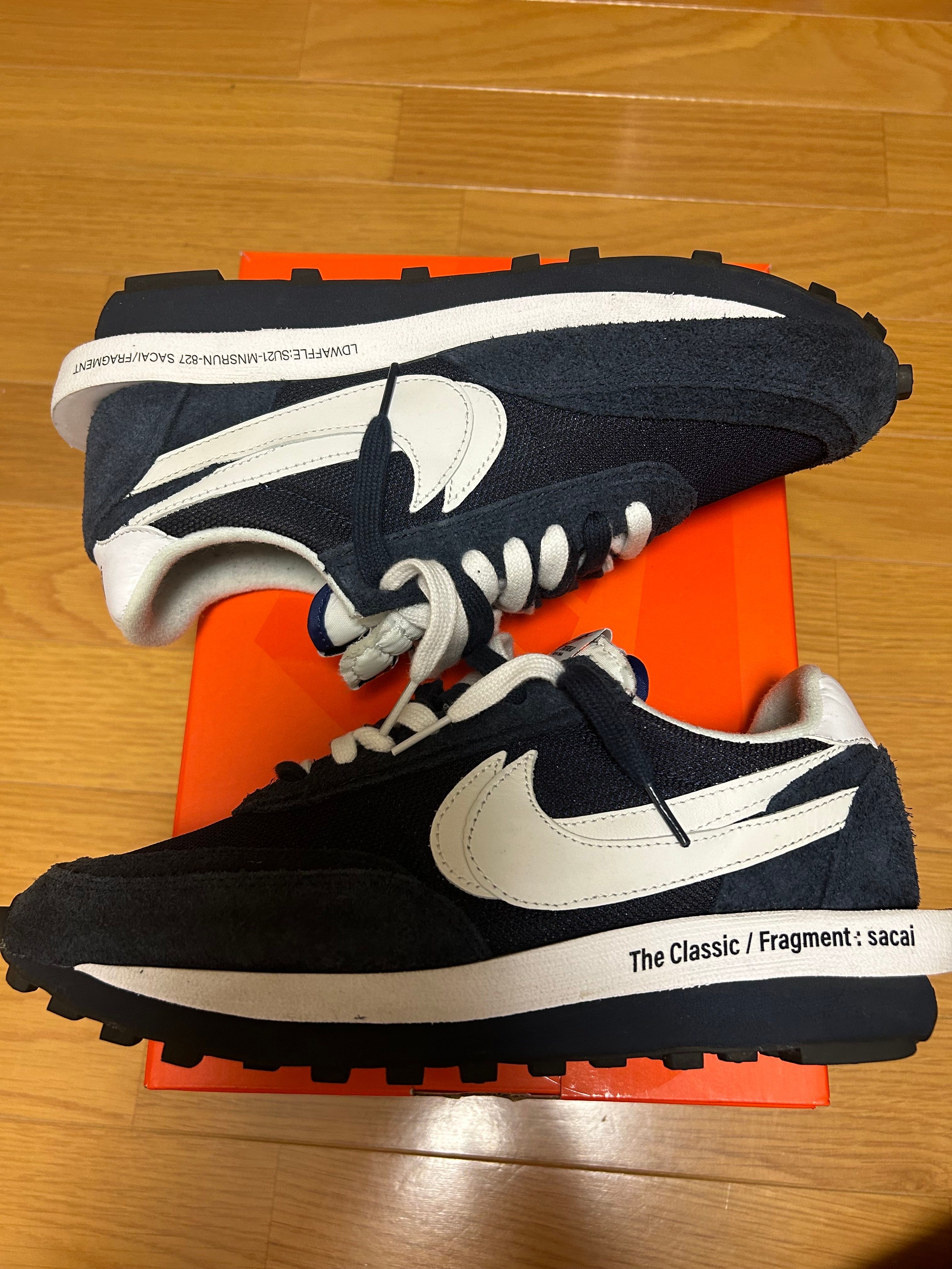 Fragment × sacai × Nike LD Waffle "Blackended Blue"