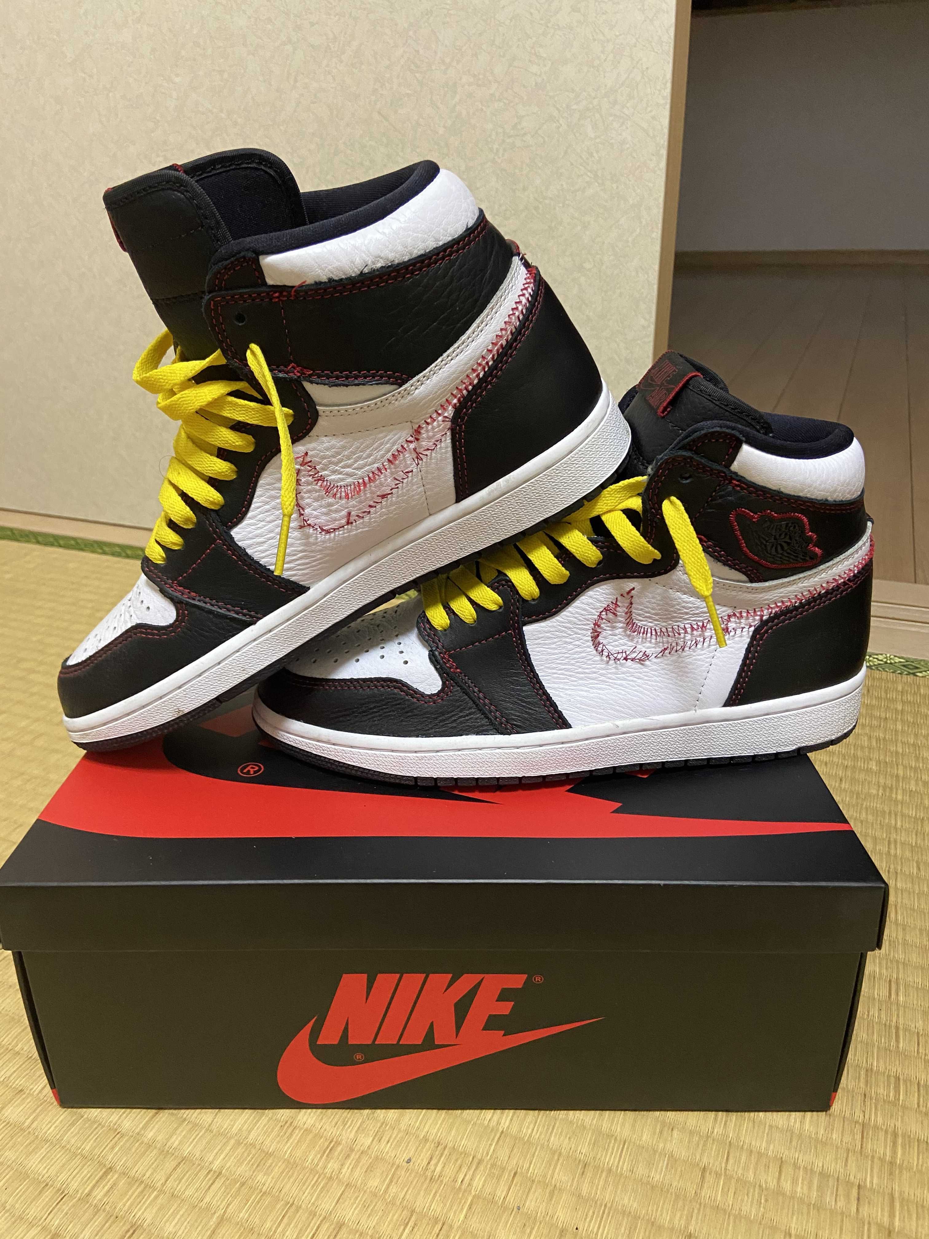 Nike Air Jordan 1 High OG Defiant "Black/Yellow/Gym Red"    