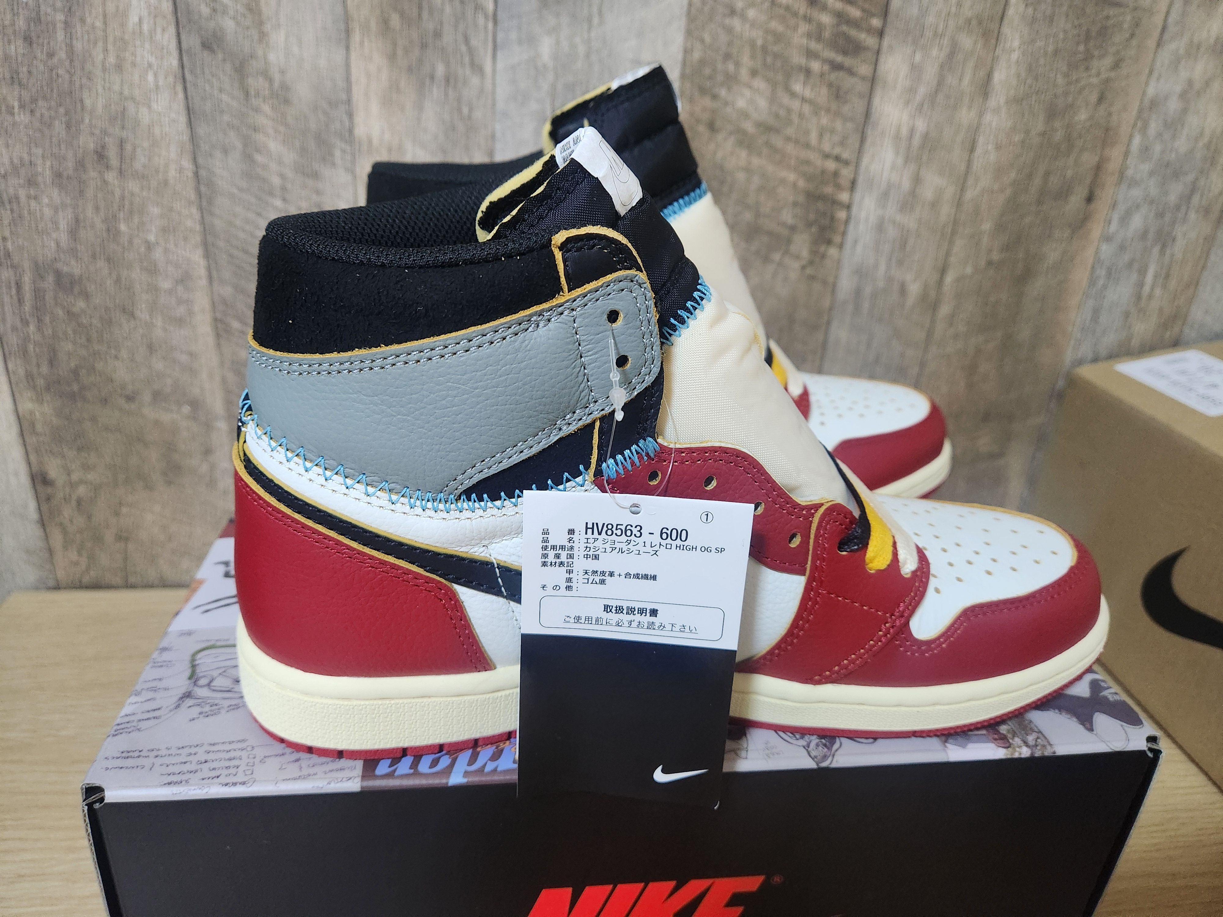 UNION × Nike Air Jordan 1 Retro High OG "Chicago/Shadow"