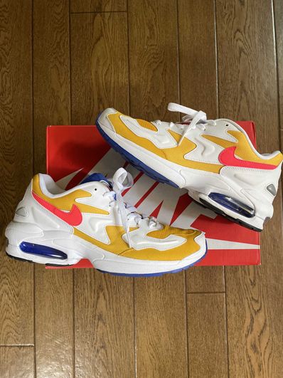 NIKE AIR MAX2 LIGHT UNIVERSITY GOLD FLASH CRIMSON