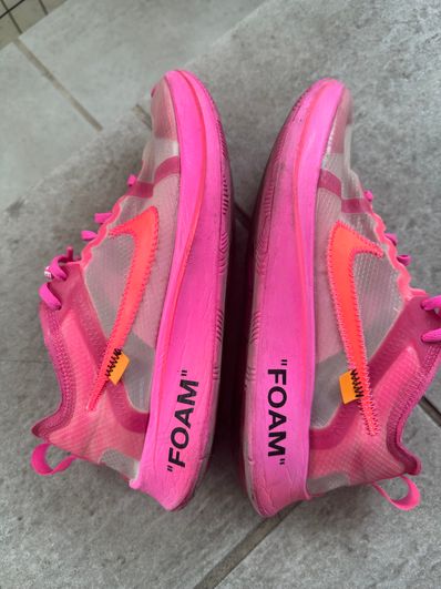 Off-White × Nike Zoom Fly "Pink"