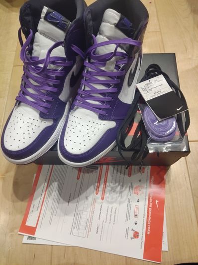 Nike Air Jordan 1 Retro High OG "Court Purple White/Black" (2020)