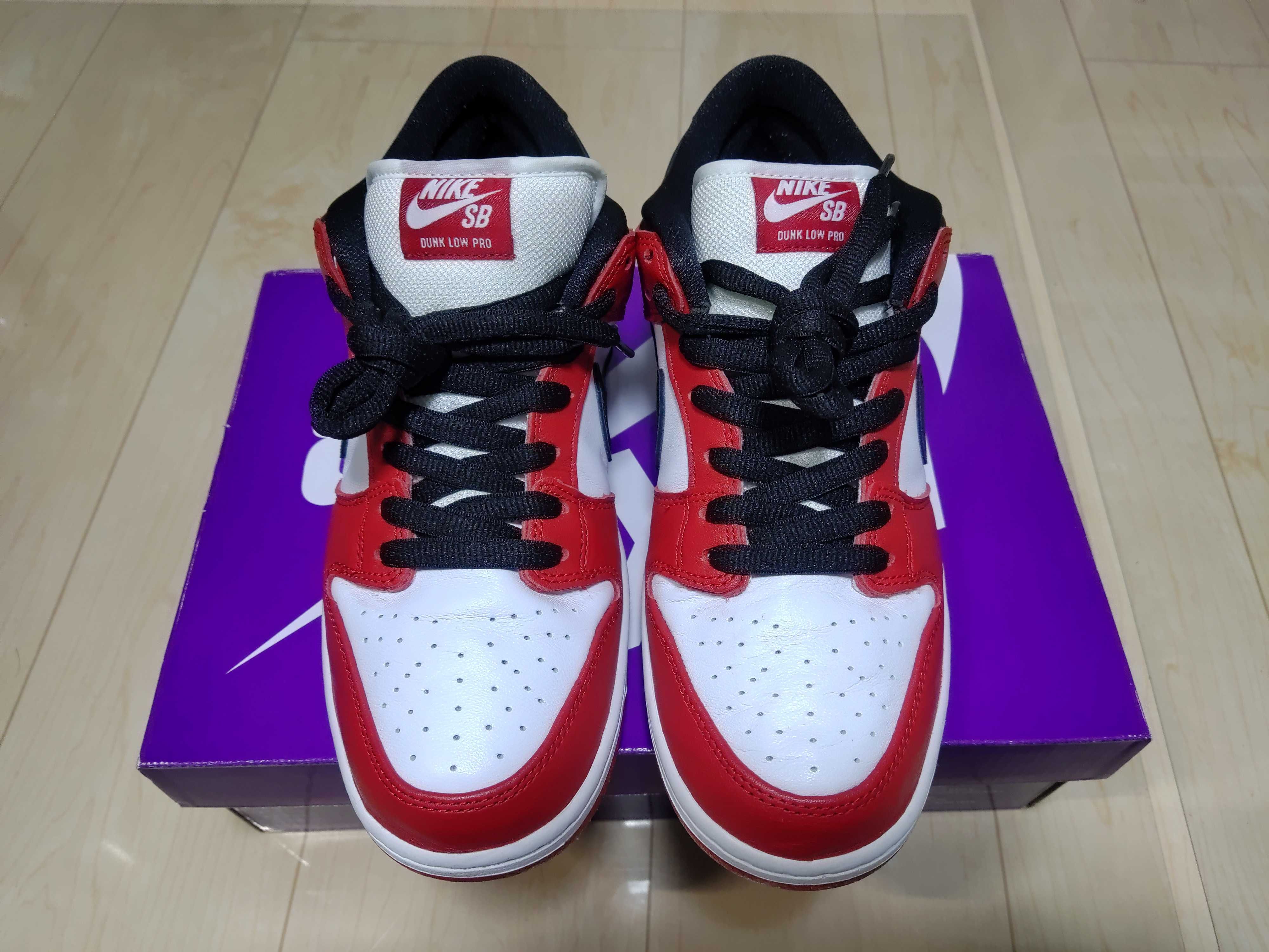 Nike SB Dunk Low Pro "J-Pack Chicago/Varsity Red and White"