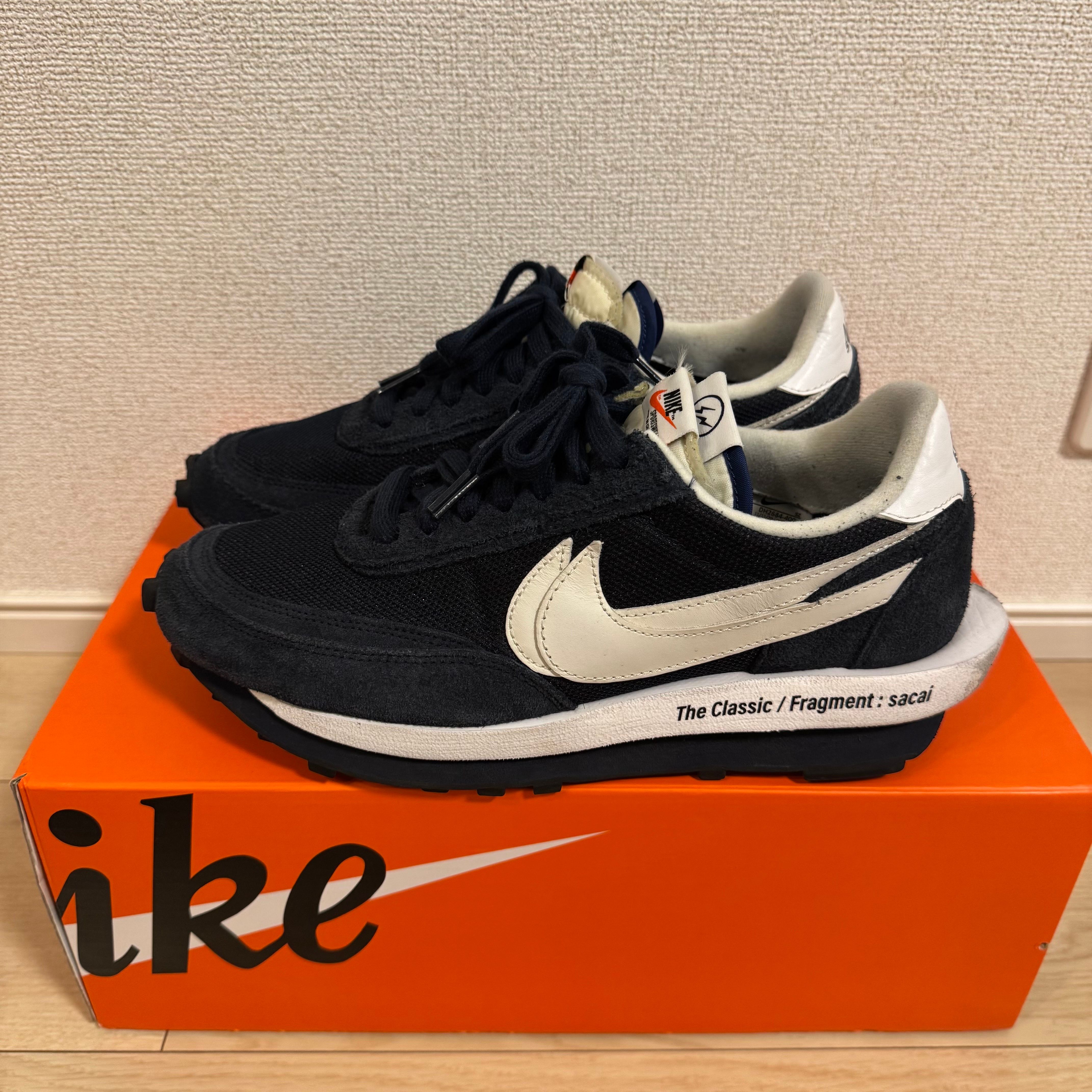 Fragment × sacai × Nike LD Waffle "Blackended Blue"