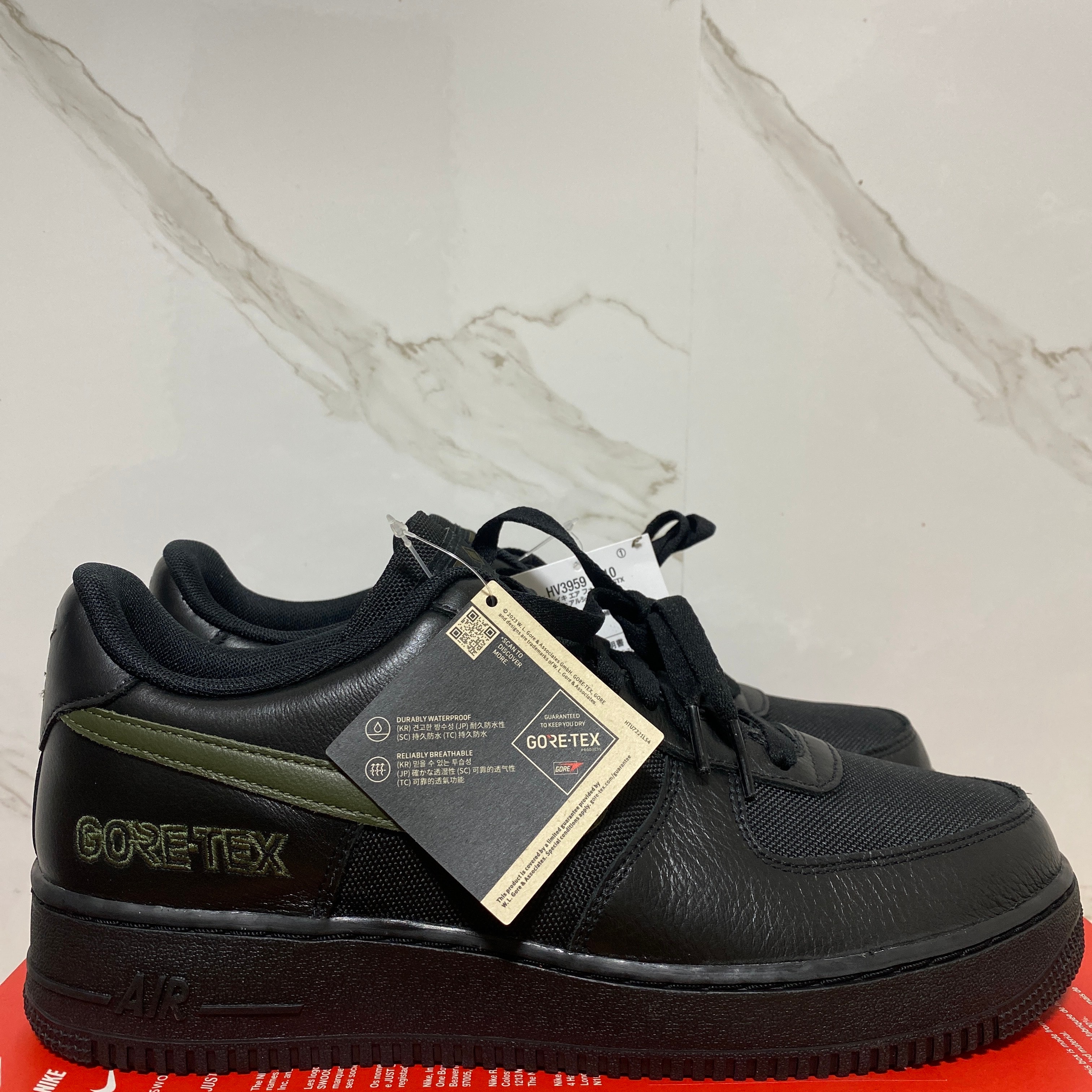 Nike Air Force 1 Low GORE-TEX "Black/Cargo Khaki"