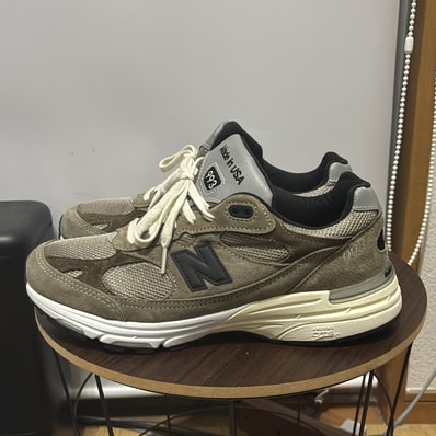 JJJJound × New Balance 993 "Mushroom/White"