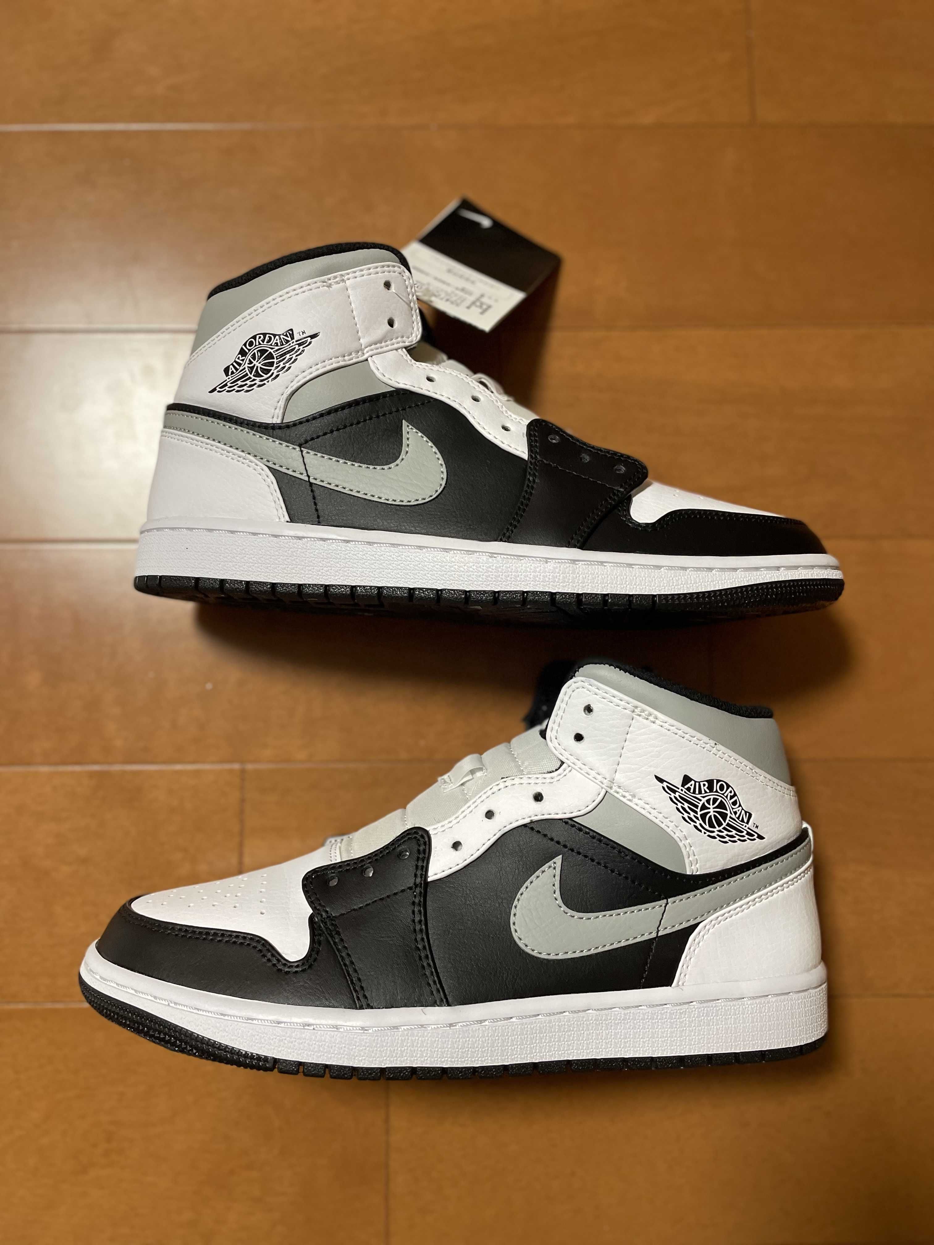 NIKE AIR JORDAN 1 MID "WHITE SHADOW"