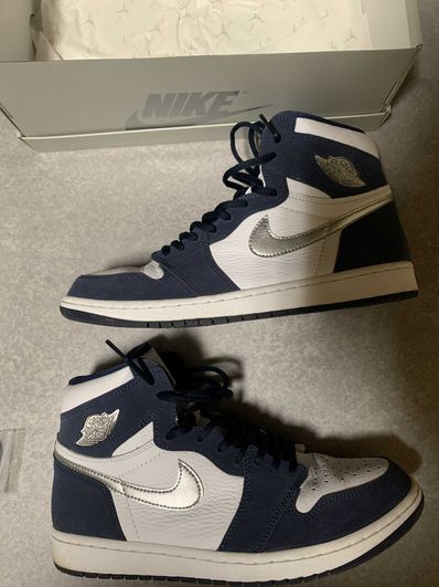 Nike Air Jordan 1 High OG CO.JP "White/Midnight Navy" (2020)(ブリーフケースなし)