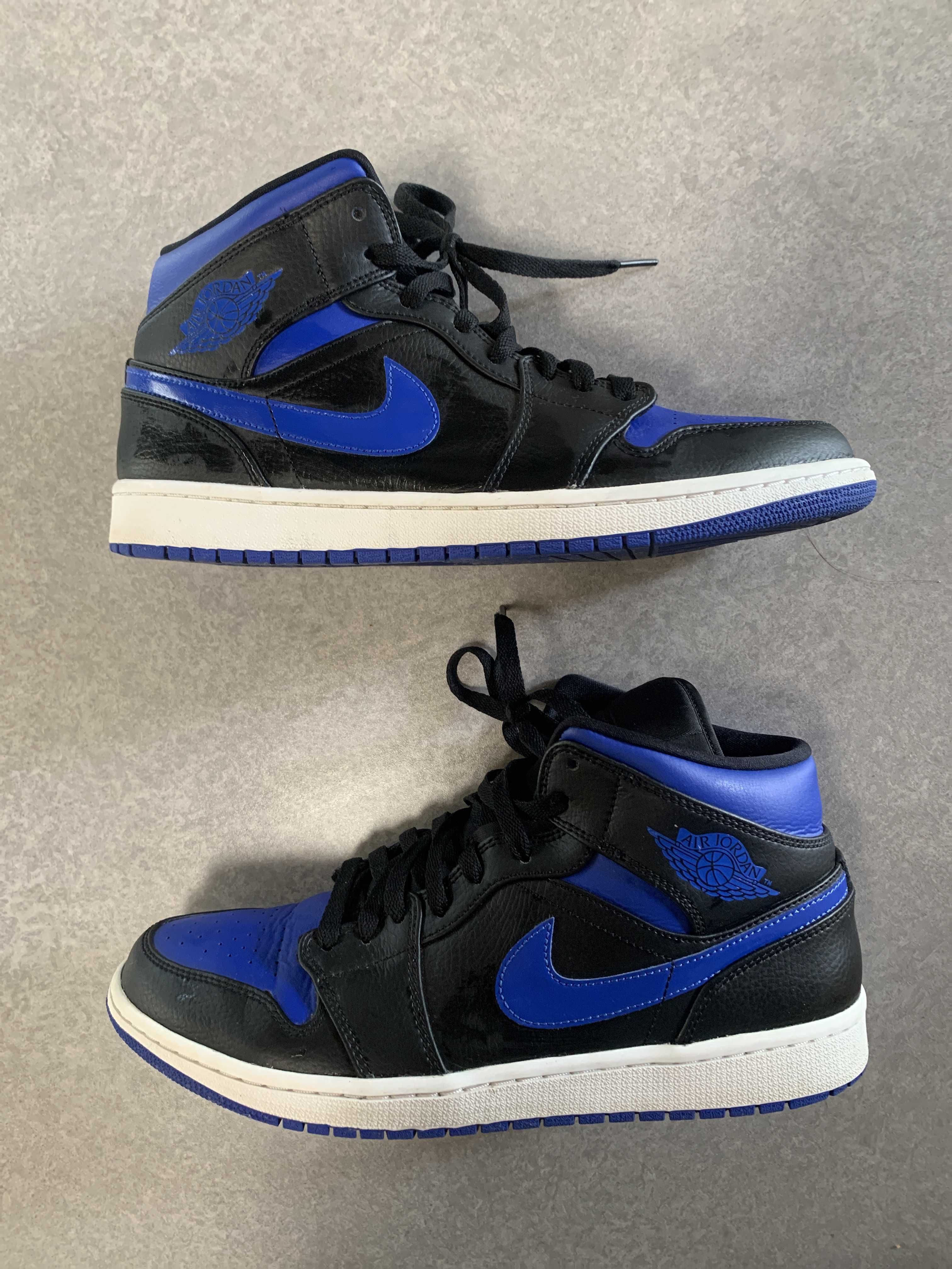 NIKE AIR JORDAN 1 MID "BLACK/BLUE"