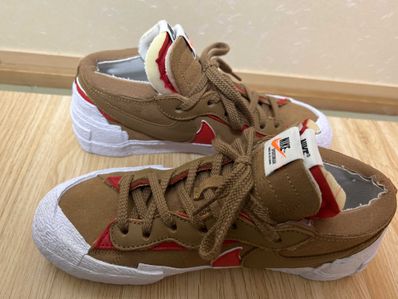 SACAI × NIKE BLAZER LOW "BRITISH TAN"