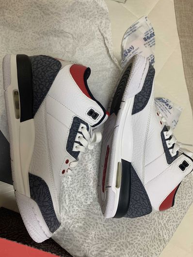 Nike GS Jordan 3 Retro SE-T JP "Fire Red Denim"