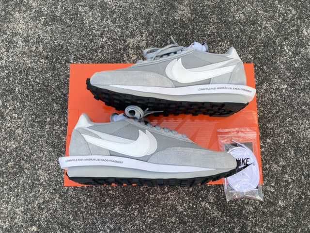 Fragment × sacai × Nike LD Waffle "Light Smoke Grey"