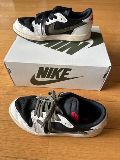 Travis Scott × Nike PS Air Jordan 1 Low OG "Medium Olive"