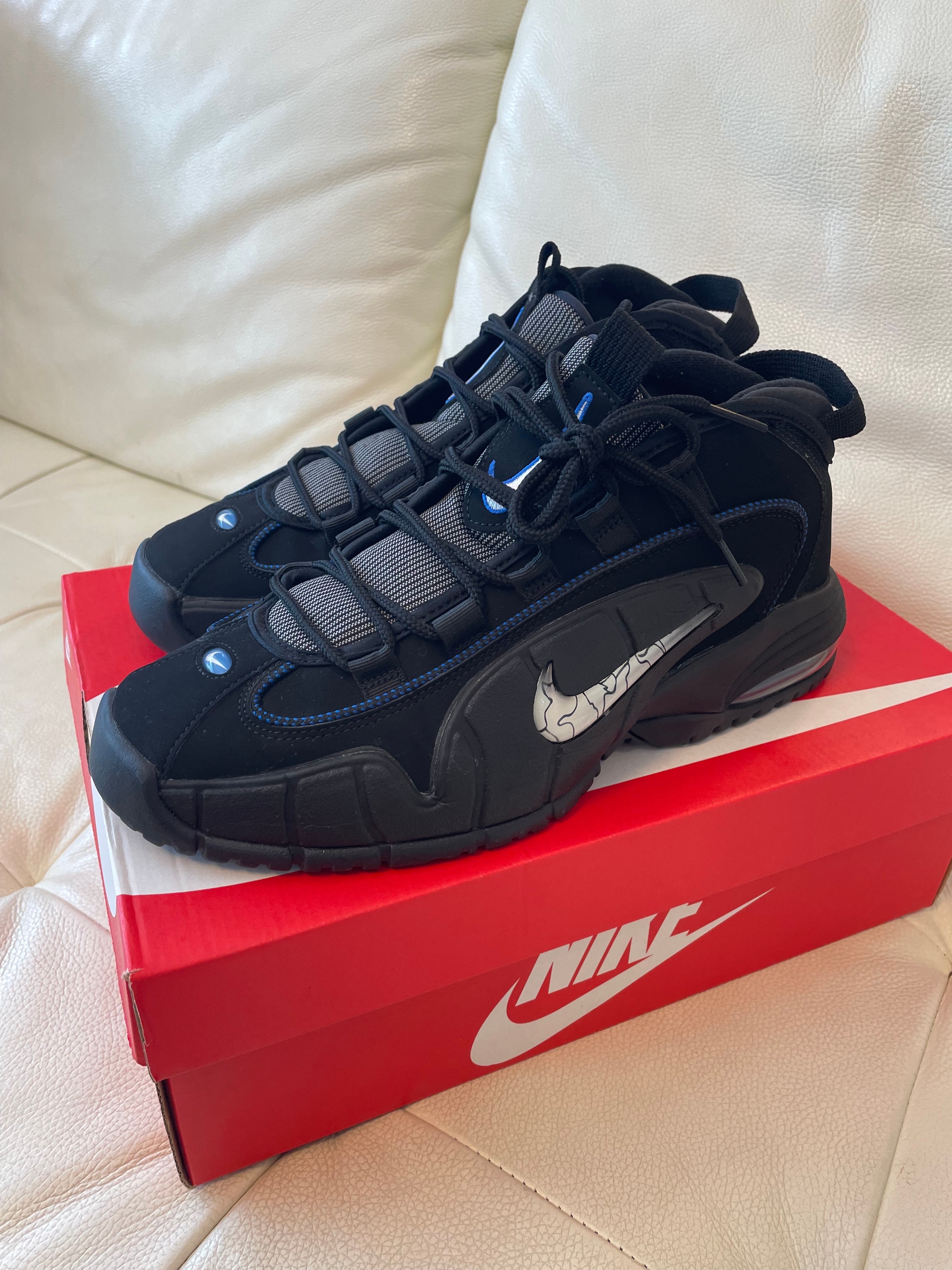 ナイキ エアマックス ペニー1 "ブラック アンド メタリックシルバー"