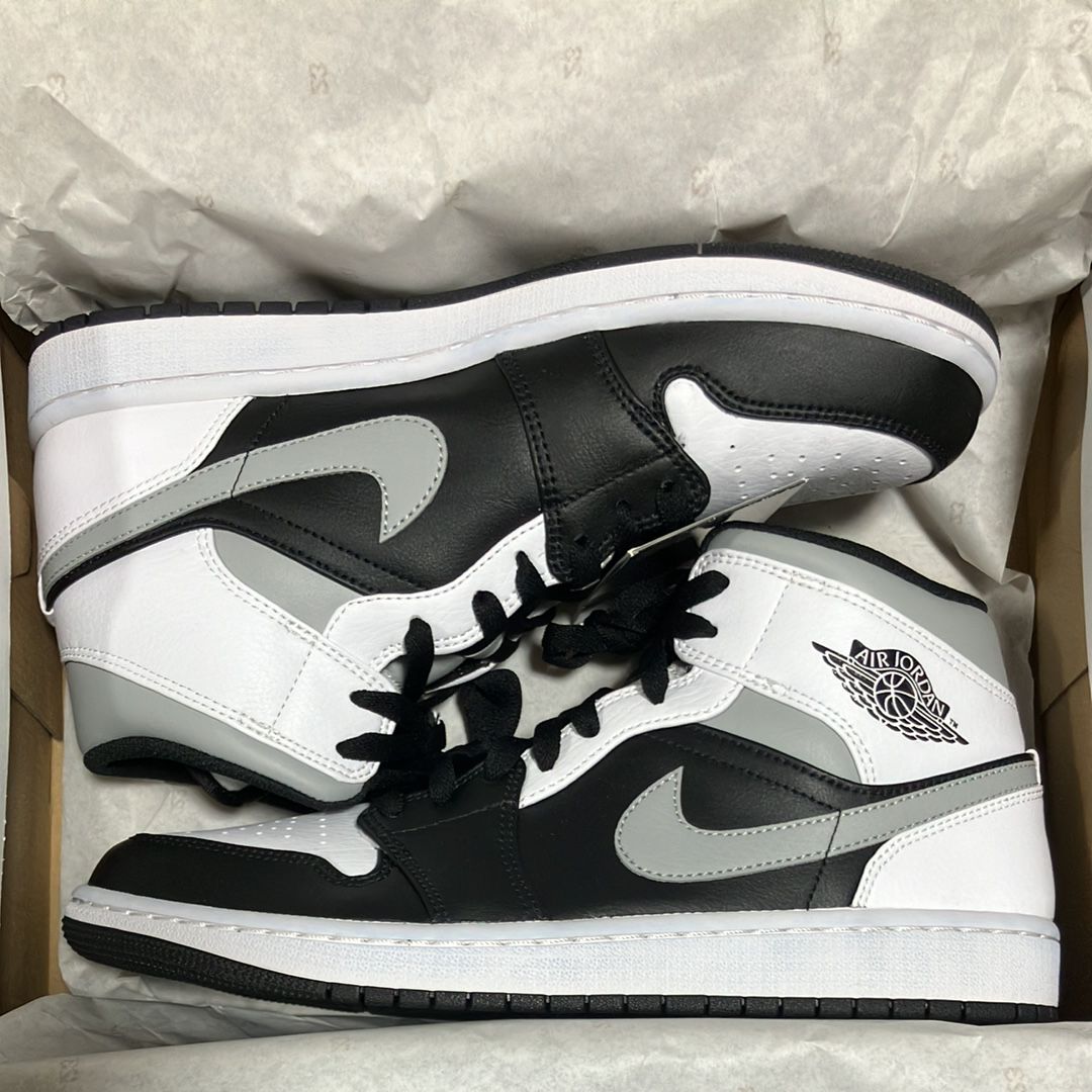 NIKE AIR JORDAN 1 MID "WHITE SHADOW"