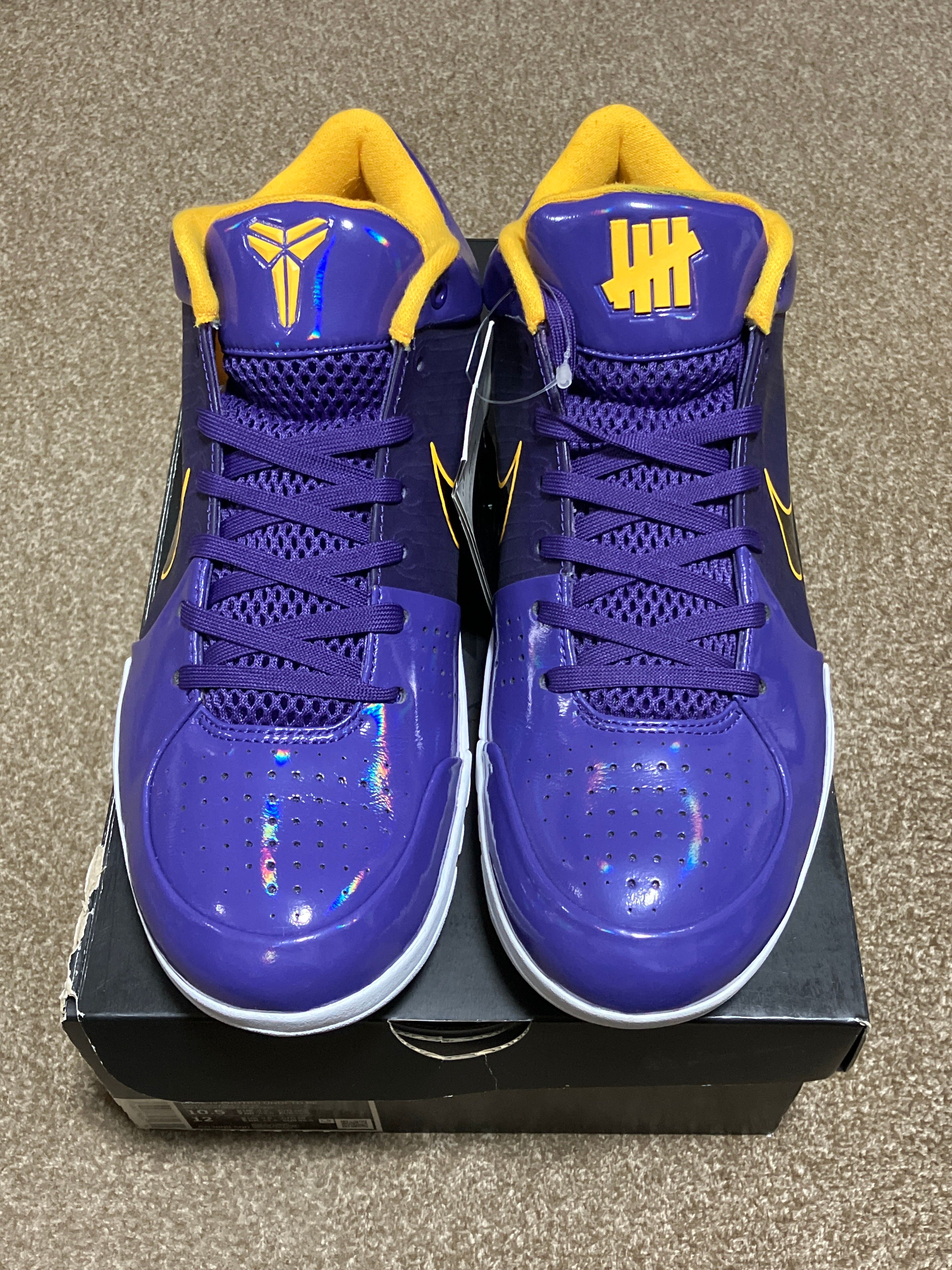 UNDEFEATED × Nike Kobe 4 Protro "Court Purple"