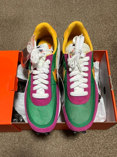 sacai × NIKE LDV WAFFLE "PINE GREEN"