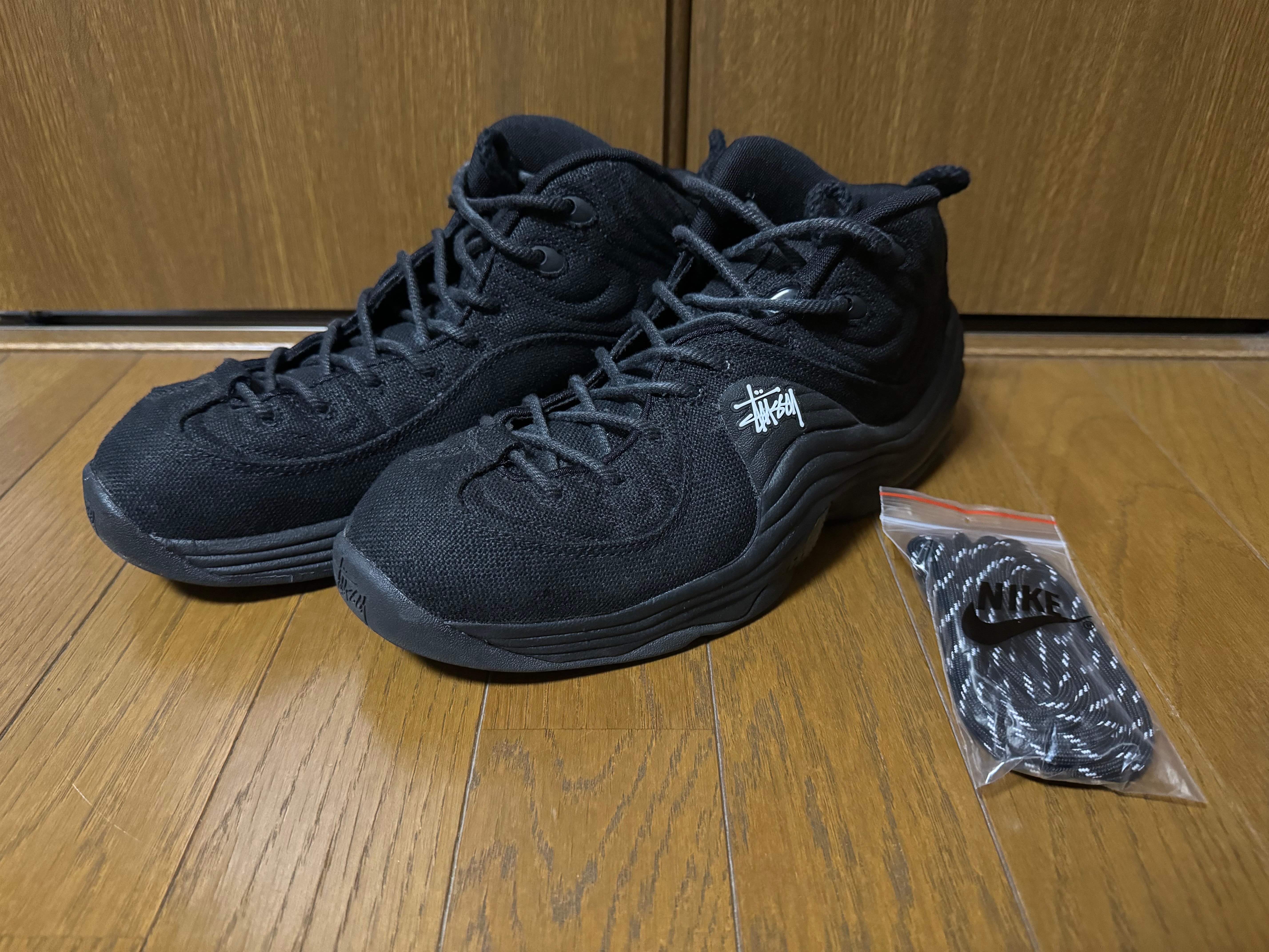 Stussy × Nike Air Penny 2 "Black"