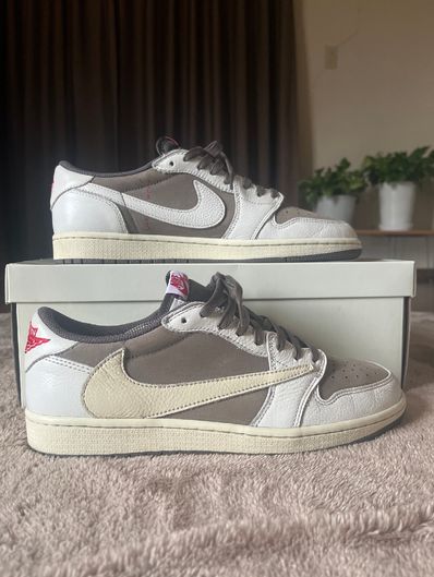 Travis Scott × Nike Air Jordan 1 Low OG SP "Reverse Mocha/Sail and Ridgerock"