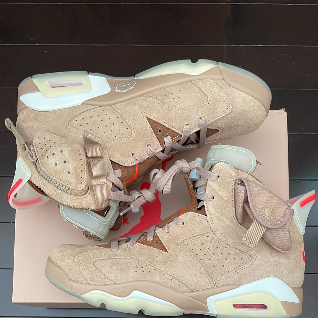 Travis Scott × Nike Air Jordan 6 "British Khaki"