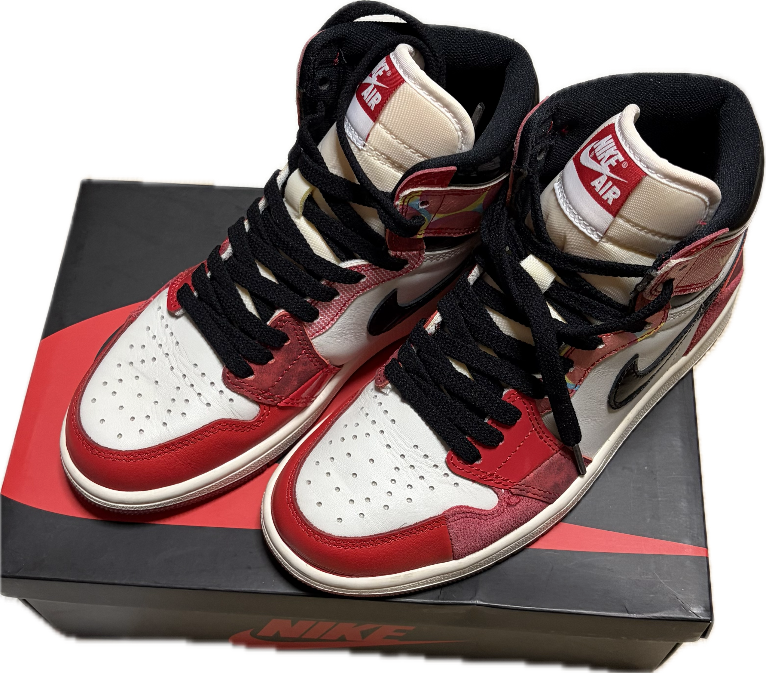 Spider-Man × Nike Air Jordan 1 Retro High OG SP "Spider-Man: Across the Spider-Verse/University Red"