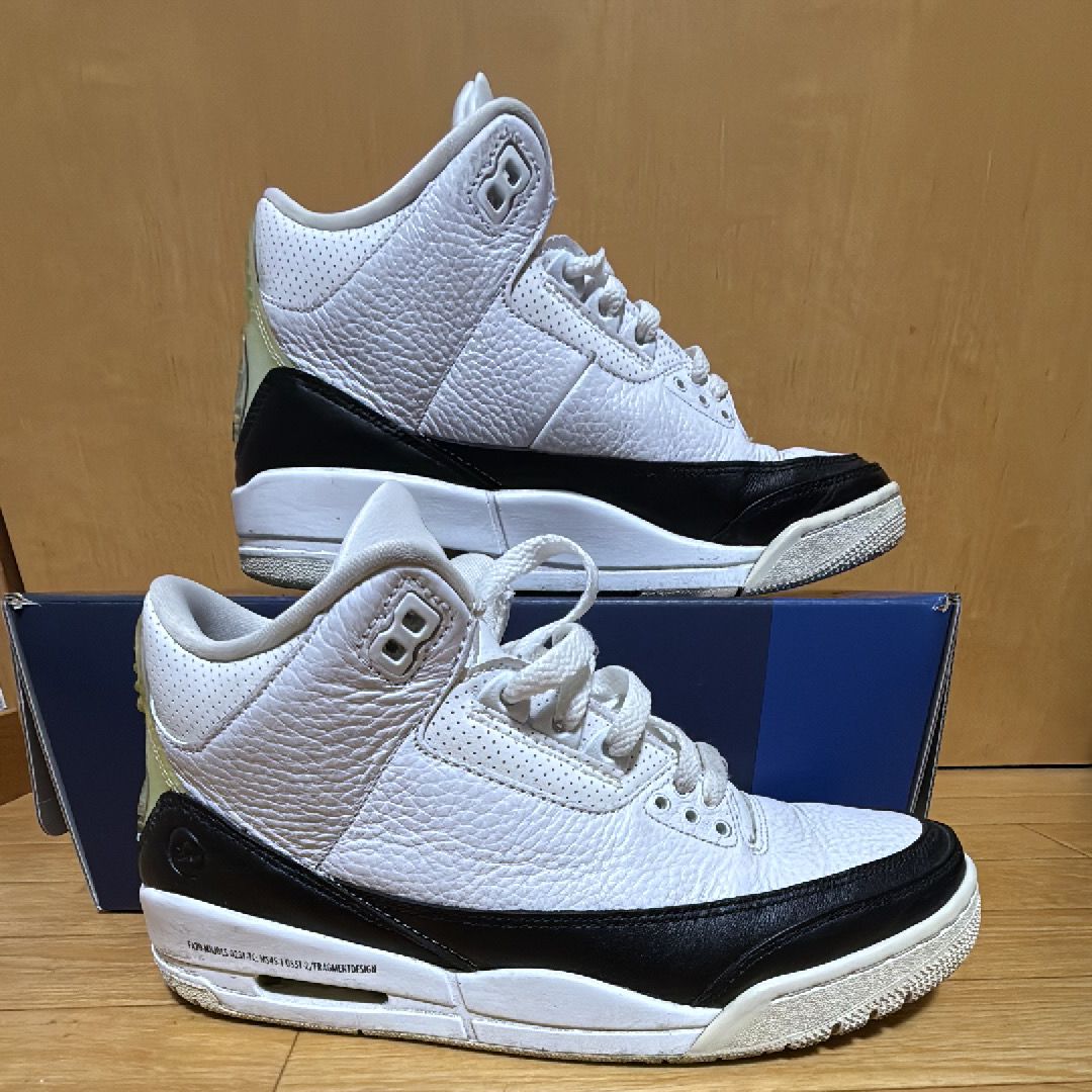 Fragment × Nike Air Jordan 3 "White/Black"