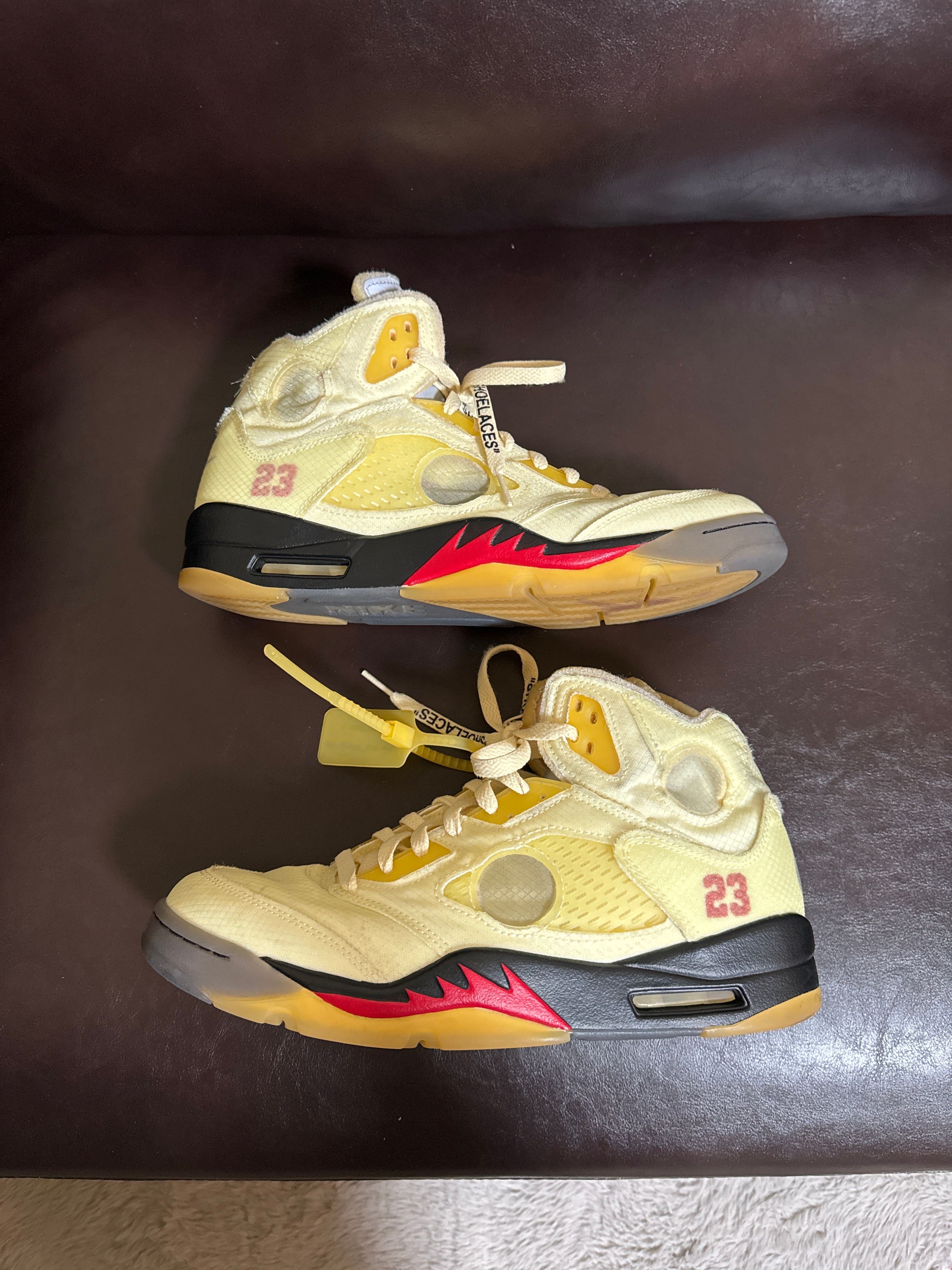 Off-White × Nike Air Jordan 5 "Sail"