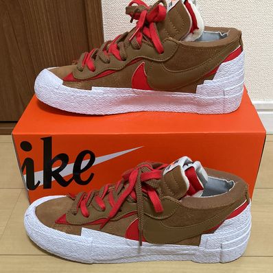 SACAI × NIKE BLAZER LOW "BRITISH TAN"