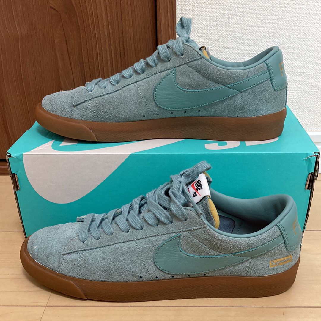 Supreme × Nike Blazer Low GT "Cannon/Cannon-Gum-Medium Brown"