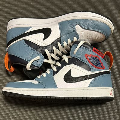 FACETASM × Nike Air Jordan 1 Mid "White/Navy"