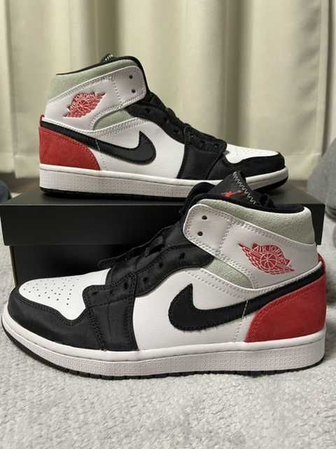 Nike Air Jordan 1 Mid SE "Black/Red/White"
