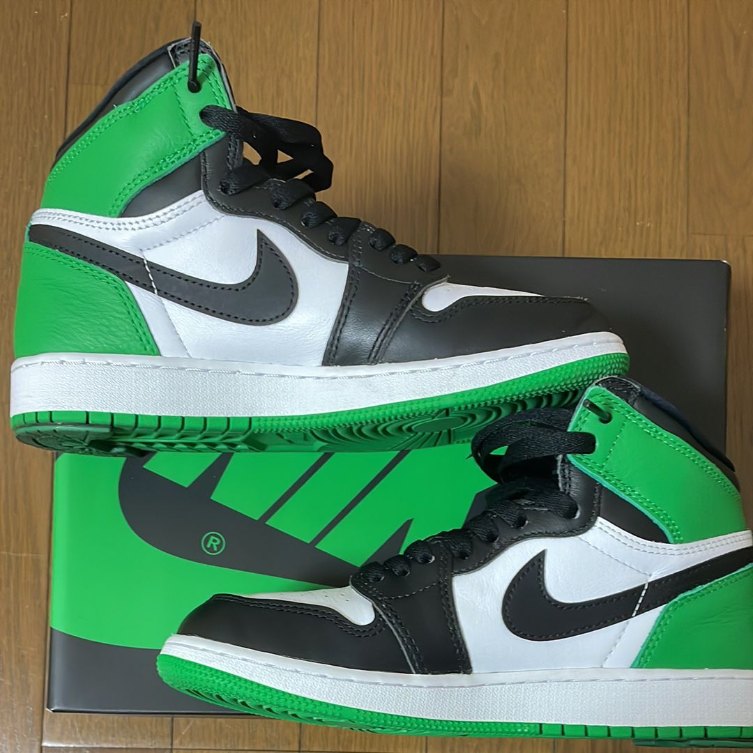Nike GS Air Jordan 1 Retro High OG "Celtics/Black and Lucky Green" (2023)