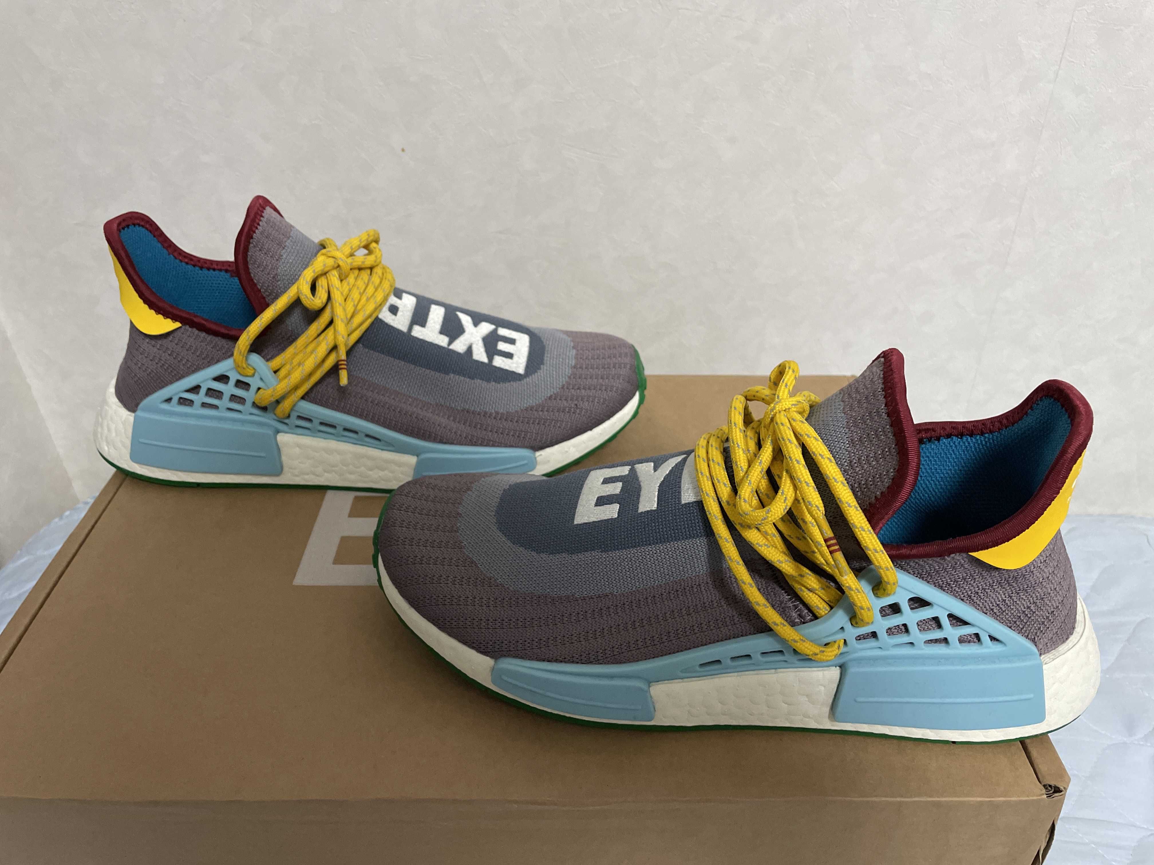Pharrell Williams × adidas NMD HU "EXTRA EYE" "BLUE"