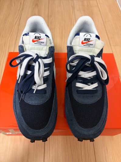 Fragment × sacai × Nike LD Waffle "Blackended Blue"