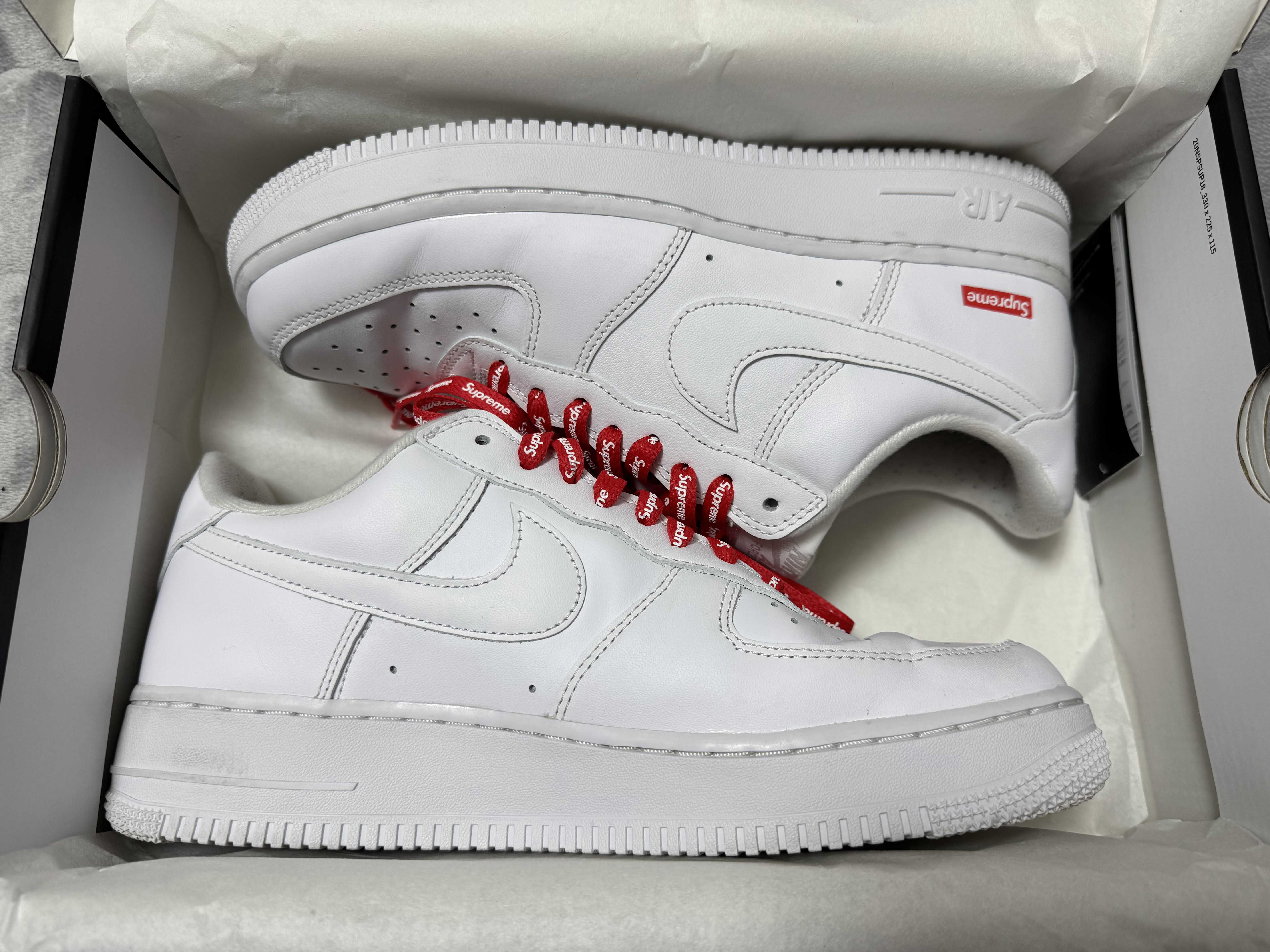 Supreme × Nike Air Force 1 Low "White"