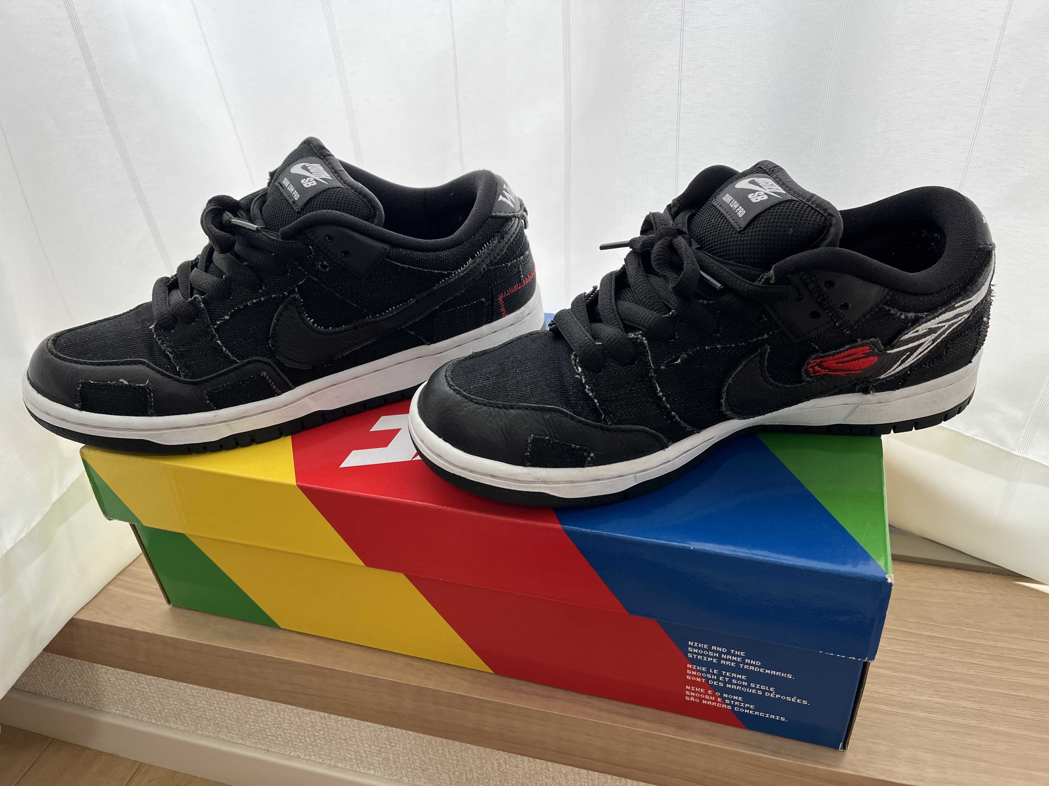Wasted Youth × Nike SB Dunk Low "Black Denim" / VERDY