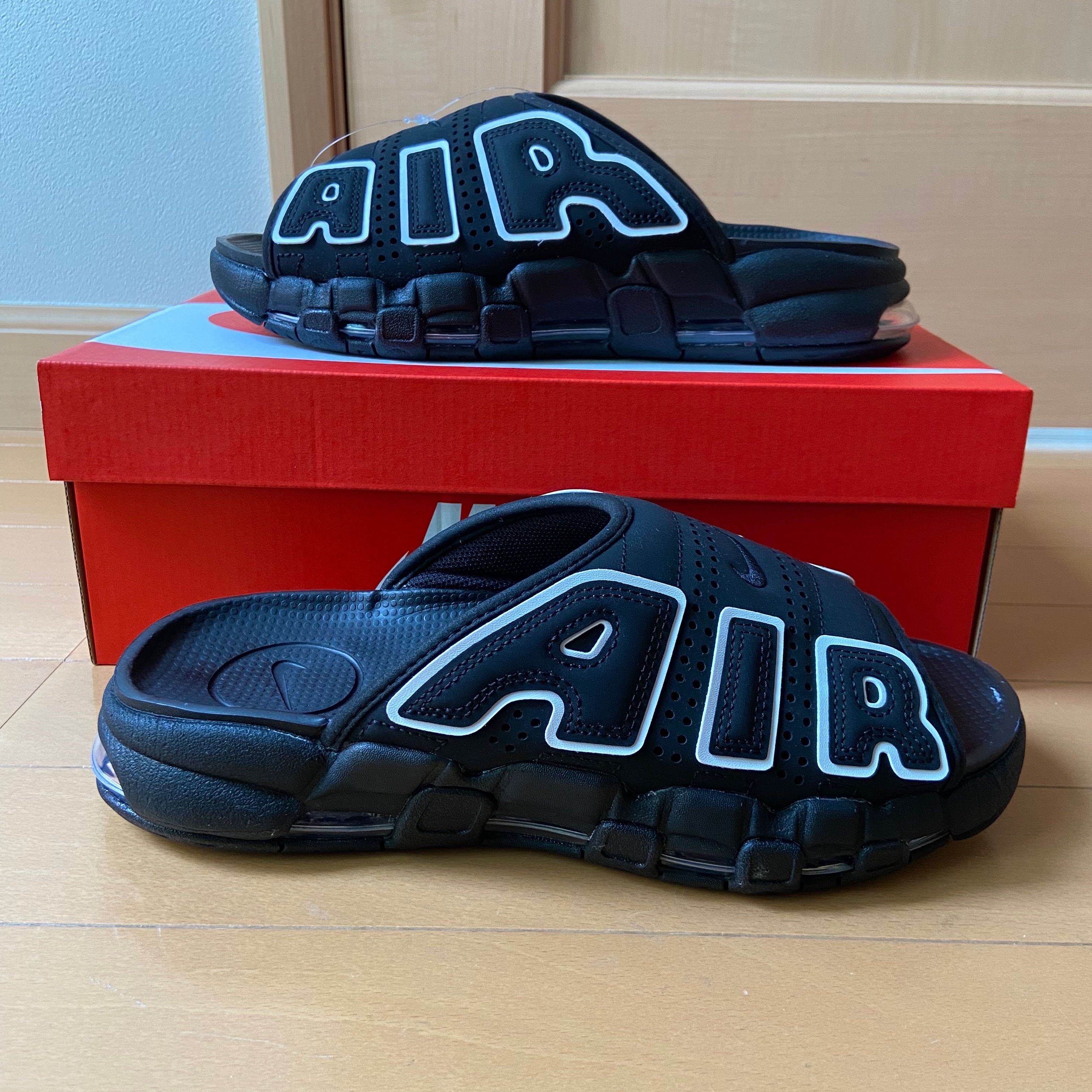 Nike Air More Uptempo Slide "Black" (DV2132-001/DV2137-001)