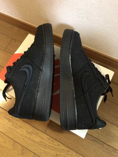 Stussy × Nike Air Force 1 Low "Triple Black"