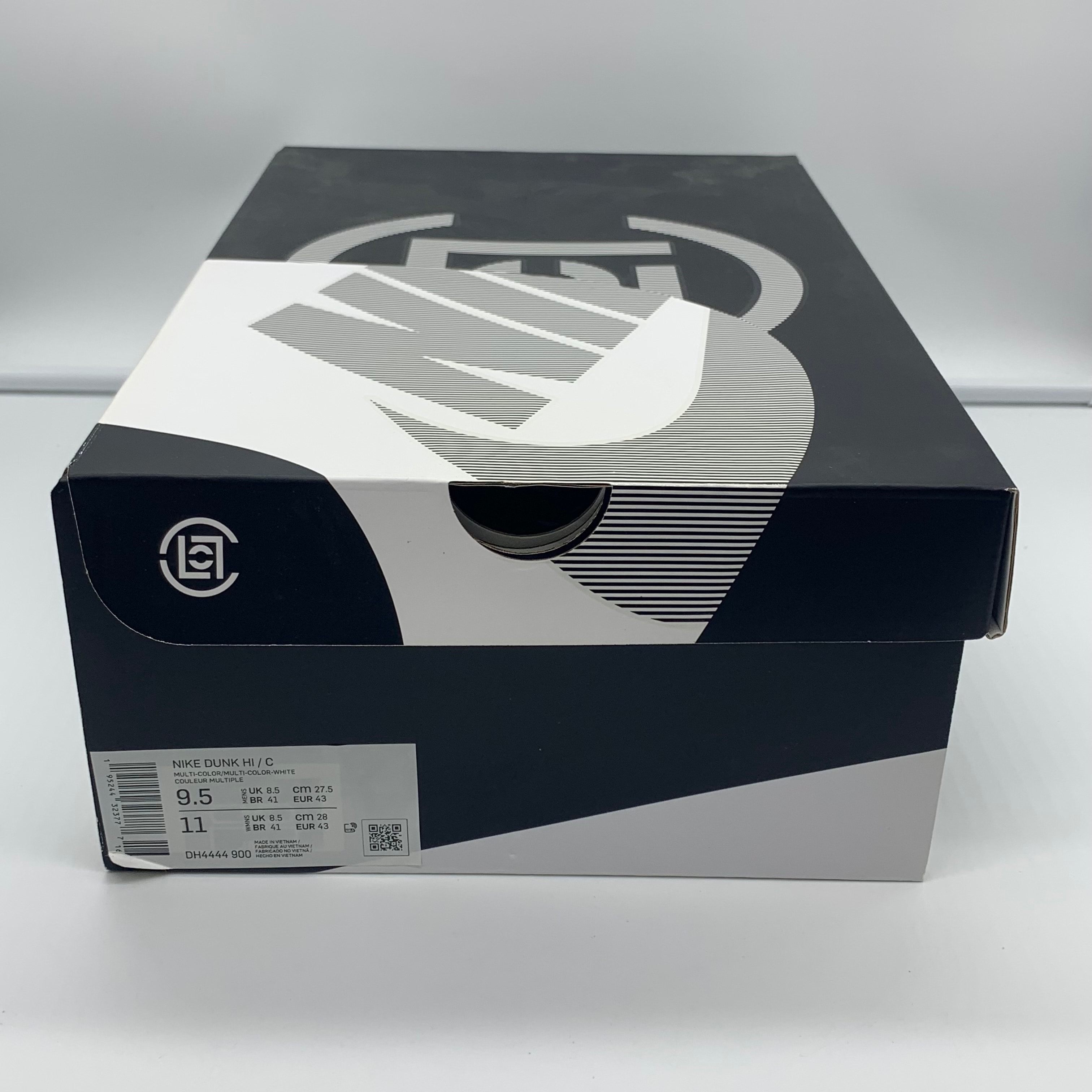 CLOT × Nike Dunk High "Silver/Flux"