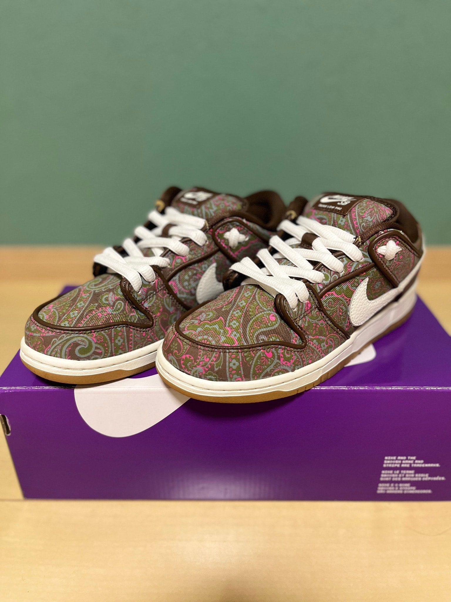 Nike SB Dunk Low PRM "Brown Paisley"